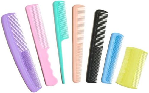 Rectangular Plastic K-777 Family Pack Comb, For Hair Use, Pattern : Plain Printed