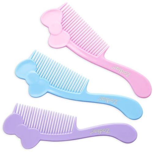 Plain Printed Plastic Kids Bow Comb, For Hair Use