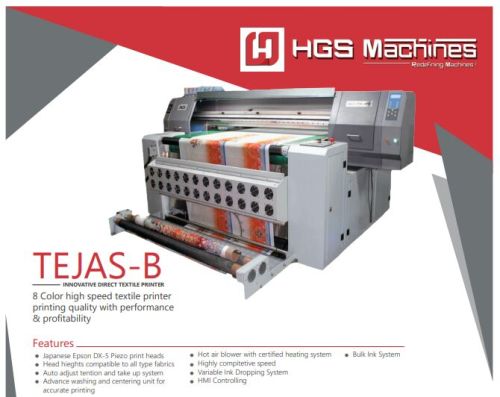 TEJAS-B DIRECT REACTIVE TEXTILE PRINTER