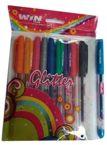 Win Glitter Gel Pen, Packaging Type : Packet
