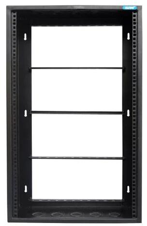 Alpine Open Frame Rack, Color : Black