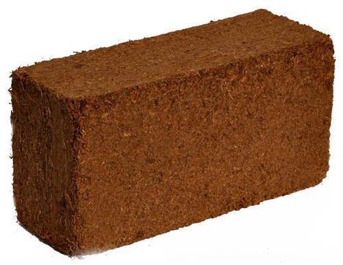 Coconut Husk Rectangular Coco Peat Brick