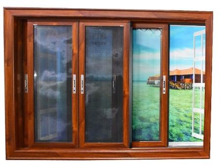 Non Polished Plain UPVC Sliding Window, For Home, Hotel, Office, Restaurant, Size : 2x2.5feet, 3x3.5feet