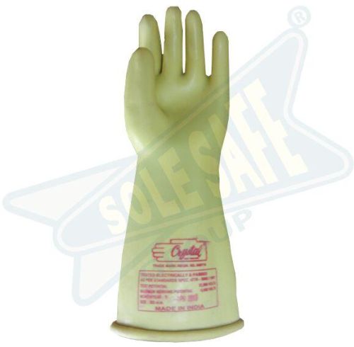 Electrical Rubber Hand Gloves, Size : 6.0'', 6.5'', 7.0'', 7.5'', 8.0'', 8.5'', 9.0''