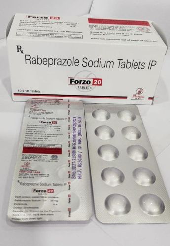 Rabeprazole 20mg Tablets, Packaging Type : Box