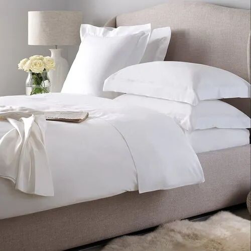 Plain Cotton Bed Sheets, Size : Customize