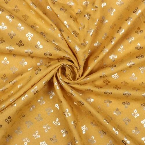 Rayon Foil Print Fabric, For Apparel/Clothing