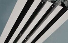 Powder Coated White. Linear Slot Diffuser, Size : 300mm To 1200mm.