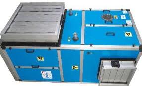 Vertical Floor Mounted Air Handling Unit, Color : Blue