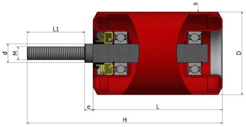 Mineral Belt Conveyor Guide Idlers Spare Parts