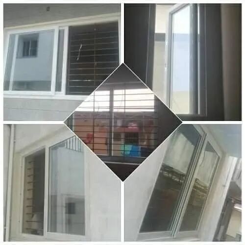 UPVC Sliding Window, Color : White