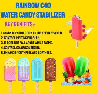 Creamy Rainbow C40 Water Popsicle Stabilizer, Style : Hybrid