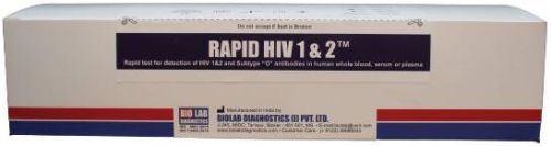 BIOLAB HIV Test Kit, For Clinical, Hospital, Professional, Feature : High Accuracy, Easy To Use