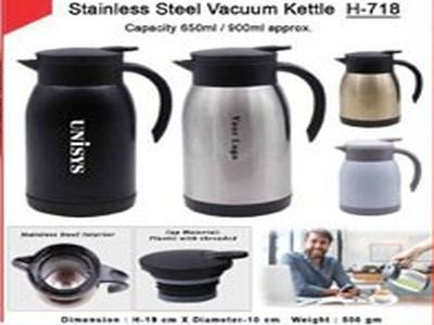 Electric Stainless Steel Vacuum Kettle, Feature : Auto Cut, Fast Heating, Long Life, Rust Resistance