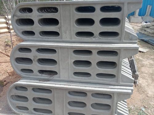 Grey Rectangular Polished Cement Tree Guard, For Garden, Park, Size : Standard