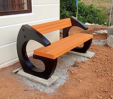Plain Polished RCC Garden Bench, Style Contemporary at Rs 5000