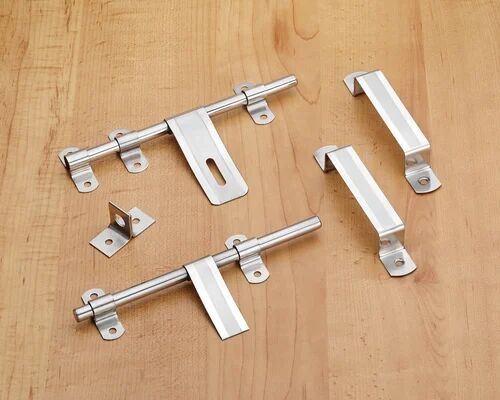 Stainless Steel Bathroom Door Kit