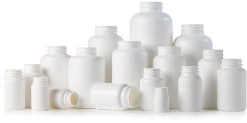 Medicine Plastic Bottles, Color : White