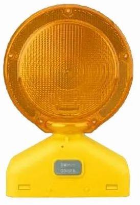 Yellow Electric Round Traffic Warning Light, For Road, Certification : ISI Certified