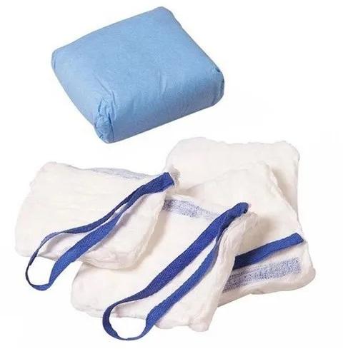 White Laparotomy Sponges, For Hospital