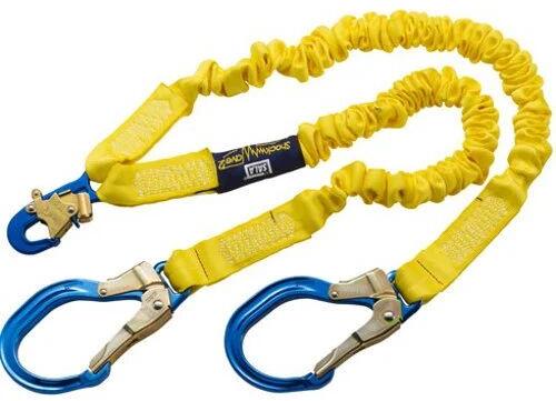 Yellow Polyester Web Pole Lanyard