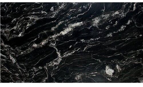 Polished Black Forest Granite Slab, For Countertop, Flooring, Hardscaping, Size : Multisizes