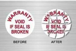 Printed PVC Warranty Label, Packaging Type : Box