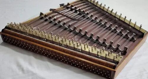 8 Kg Wooden Santoor, Size : 90 X 27 X 9 Cm