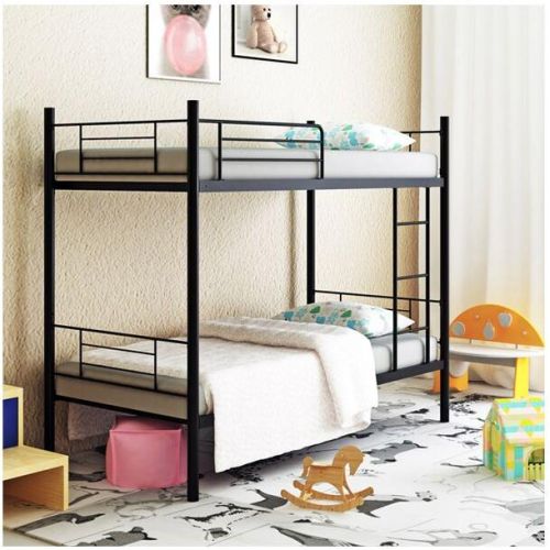 Modern Bunk Bed, Color : Black