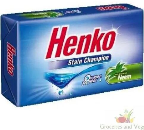 Henko Detergent Cake, Packaging Size : 150 Gm, 200 Gm