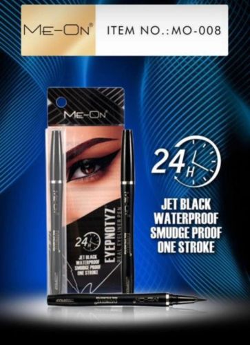 Me-On Eyeliner Pen (Jet Black), Packaging Type : Plastic Packet