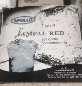 Apollo Jamfal Red Soft Drink Concentrate, Form : Liquid, Powder