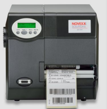 Black Electric Automatic Novexx 6404 Barcode Printer