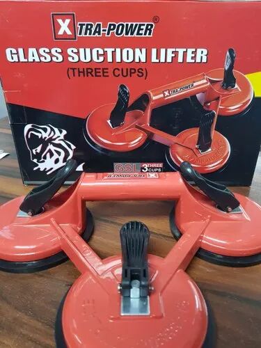 Xtra Power Glass Suction Lifter With 3 Cups