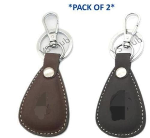 Black Fashion Villa Multishape Leather Keyrings, Pattern : Printed, Plain