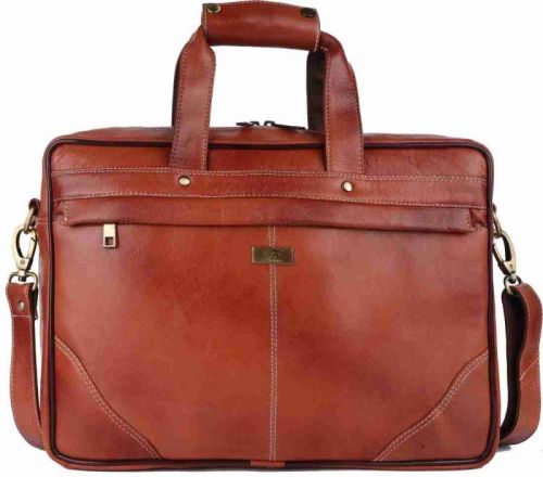 Plain Leather Laptop Bag, Size : Multisize