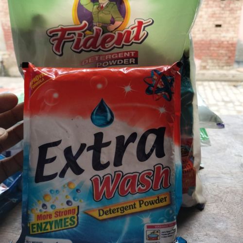 Extra Wash Detergent Powder, Packaging Type : Plastic Packet