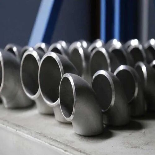Round SS Buttwelded Elbow, For Pipe Fitting, Size : 1/2'NB To 48'NB