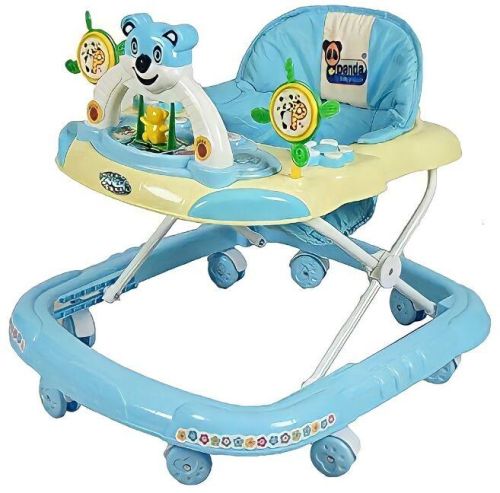 Polished Plastic Baby Height Adjustable Walkers, Feature : Best Quality, Foldable, High Grip, Light Weight