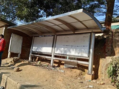 Stainless Steel Bus Stop Shelter