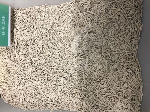 Soybean residue Tofu Cat Litter, Shape : Long cylinder