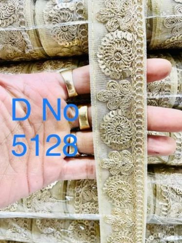 Net Lace, For Textile Industy, Length : 9 Meter