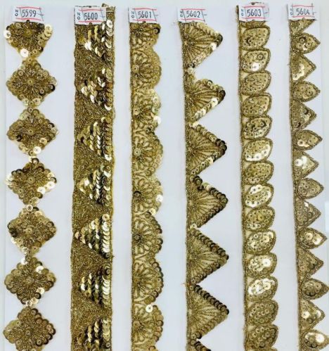 Sequence Lace, For Textile Industy, Length : 9 Meter