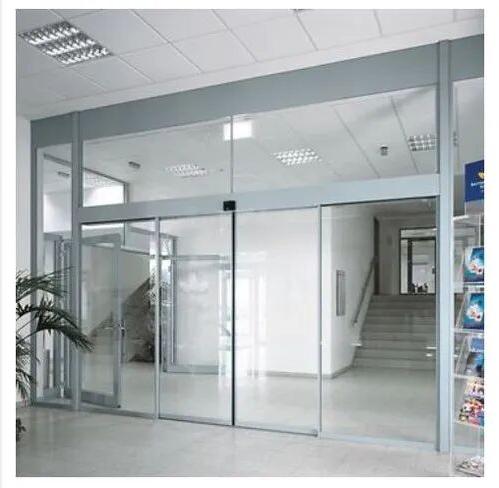 Glass Dorma Sliding Door, Color : Transparent