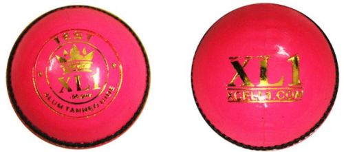 Round XL 1 Test Pink Leather Ball, For Playing Cricket, Size : Standard