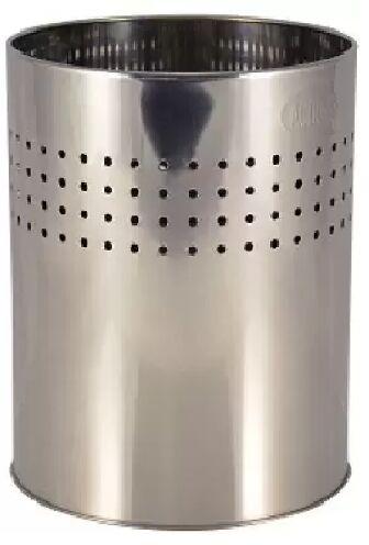 Pedal Stainless Steel Dustbin, Shape : Round for Indoor Outdoor Trash