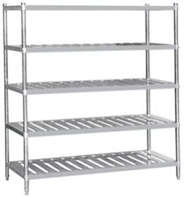 Silver Rectangular Polished Stainless Steel Commercial Kitchen Pot Rack, Feature : Fine Finish