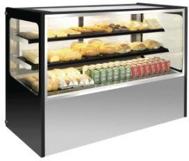 Rectangular Food and Bakery Display Counter