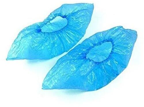 Disposable Plastic Shoe Cover, Color : Blue