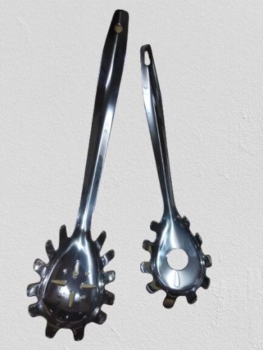 Metal Spaghetti Server, Color : Silver